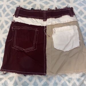 Patching Feelings Mini Skirt